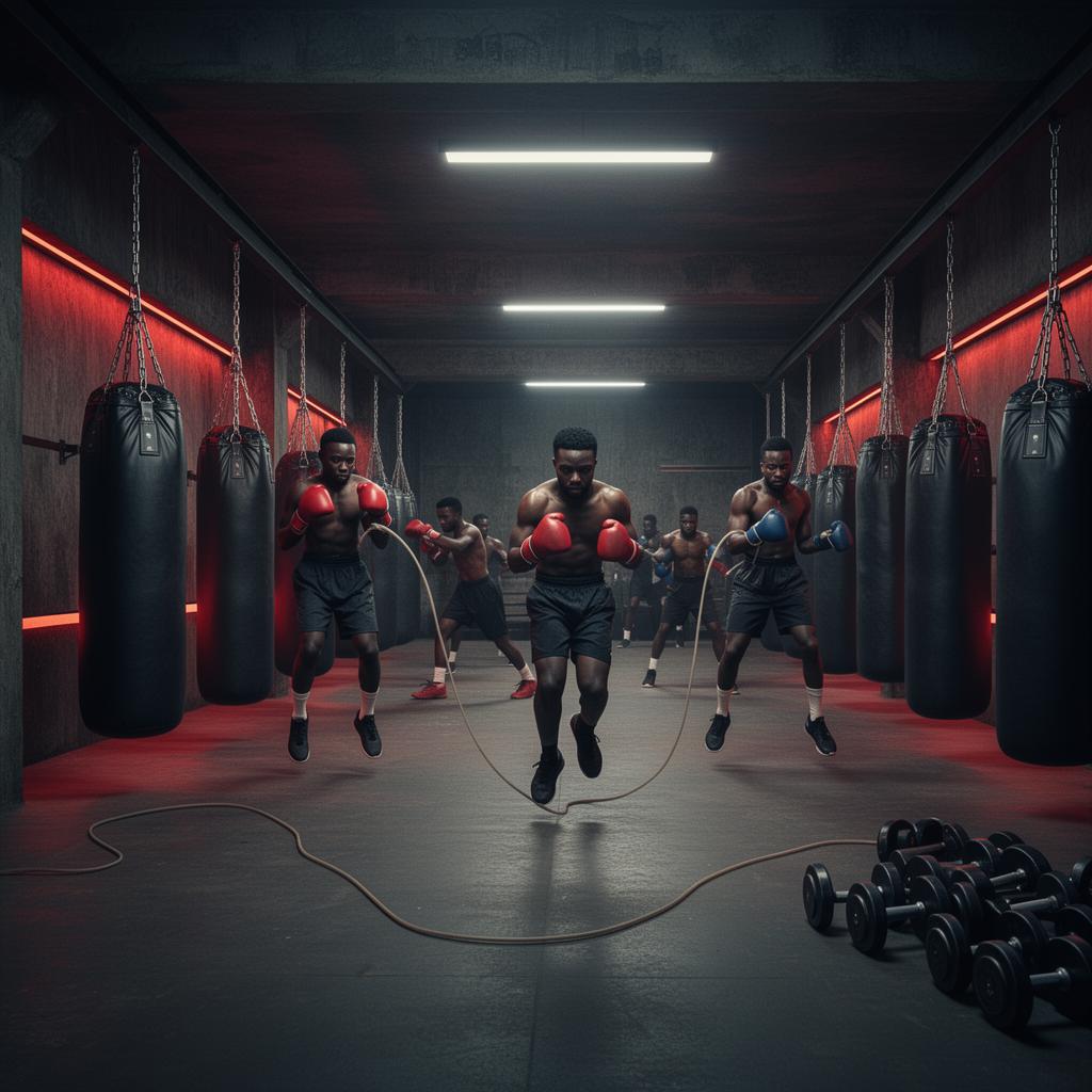 Shadow Cat Boxing Gym training floor